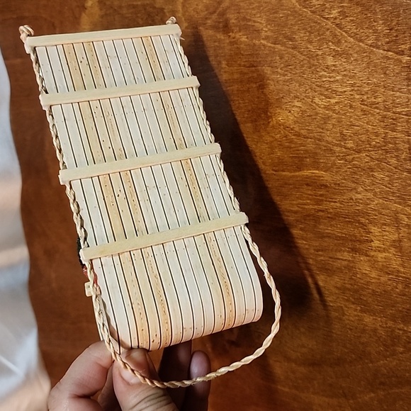 Pottery Barn polar bear toboggan sled ornament Christmas holiday tree large - Picture 6 of 8